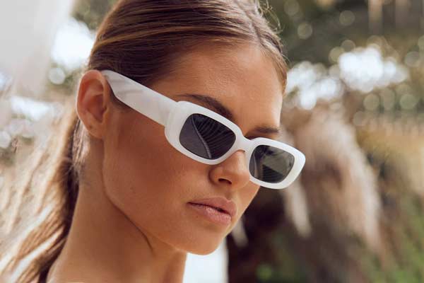 عینک آفتابی فریم سفید زنانه ، مردانه و دخترانه